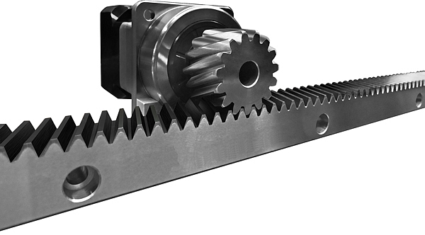 КОСОЗУБАЯ РЕЙКА-ШЕСТЕРНЯ