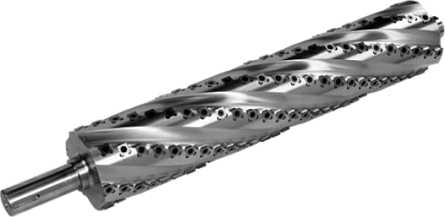 СПИРАЛЬНЫЙ НОЖЕВОЙ ВАЛ (ОПЦИЯ)