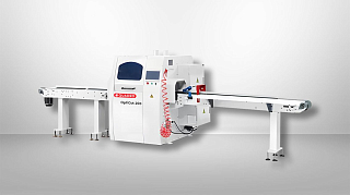 Автоматический станок для вырезки дефектов и торцовки QUADRO. Модель OPTICUT 200