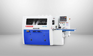 Четырехсторонний четырехшпиндельный продольно-фрезерный станок QUADRO. Модель 412