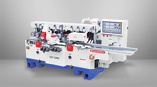 Четырехсторонний продольно-фрезерный станок QUADRO. Модель 521 SAW (18,5 кВт)